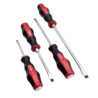 Foto 2 | Desarmadores de Golpe KNOVA KN 9700-04GS color Rojo Punta Plana 4 Piezas