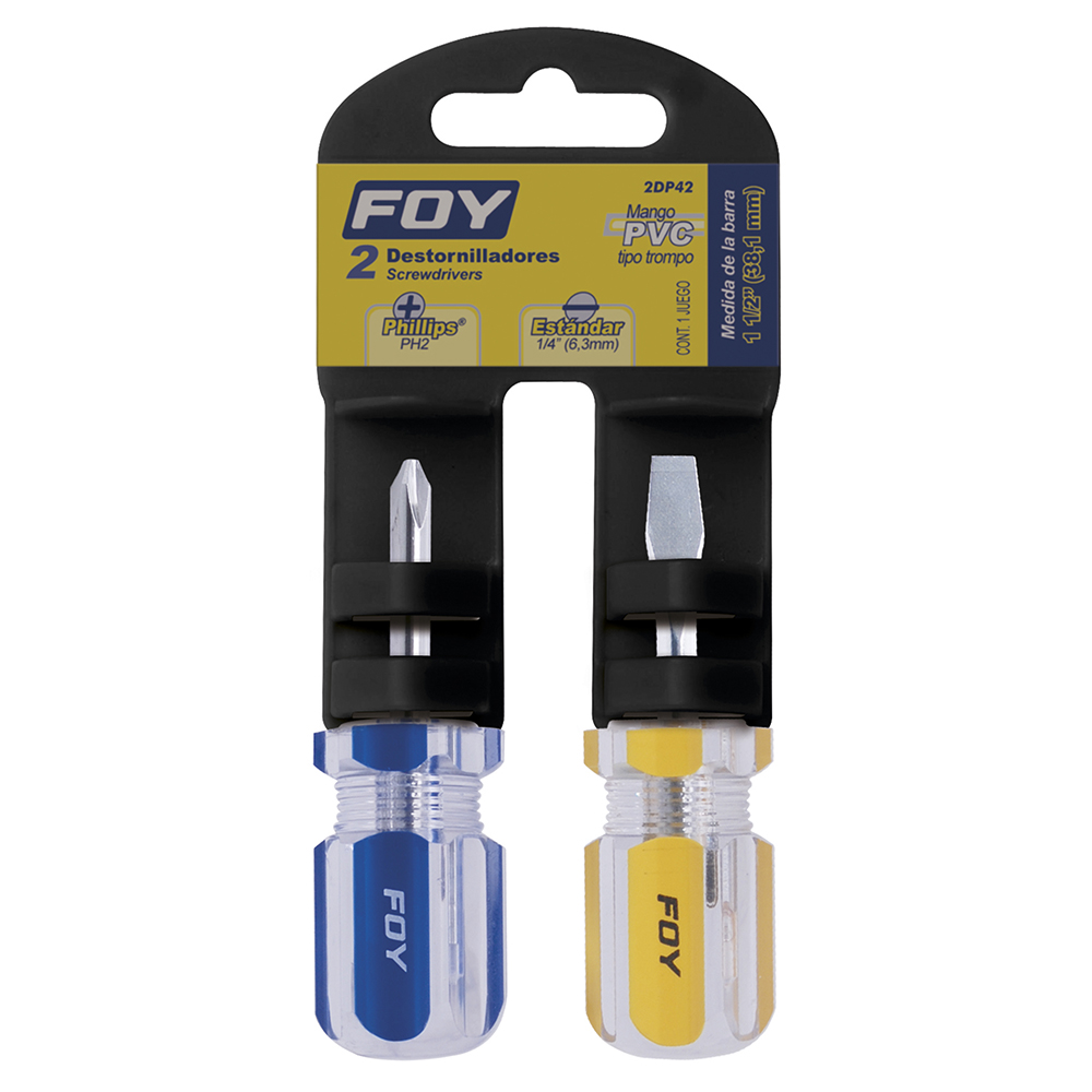 Destornilladores Foy 2dp42 2 Piezas