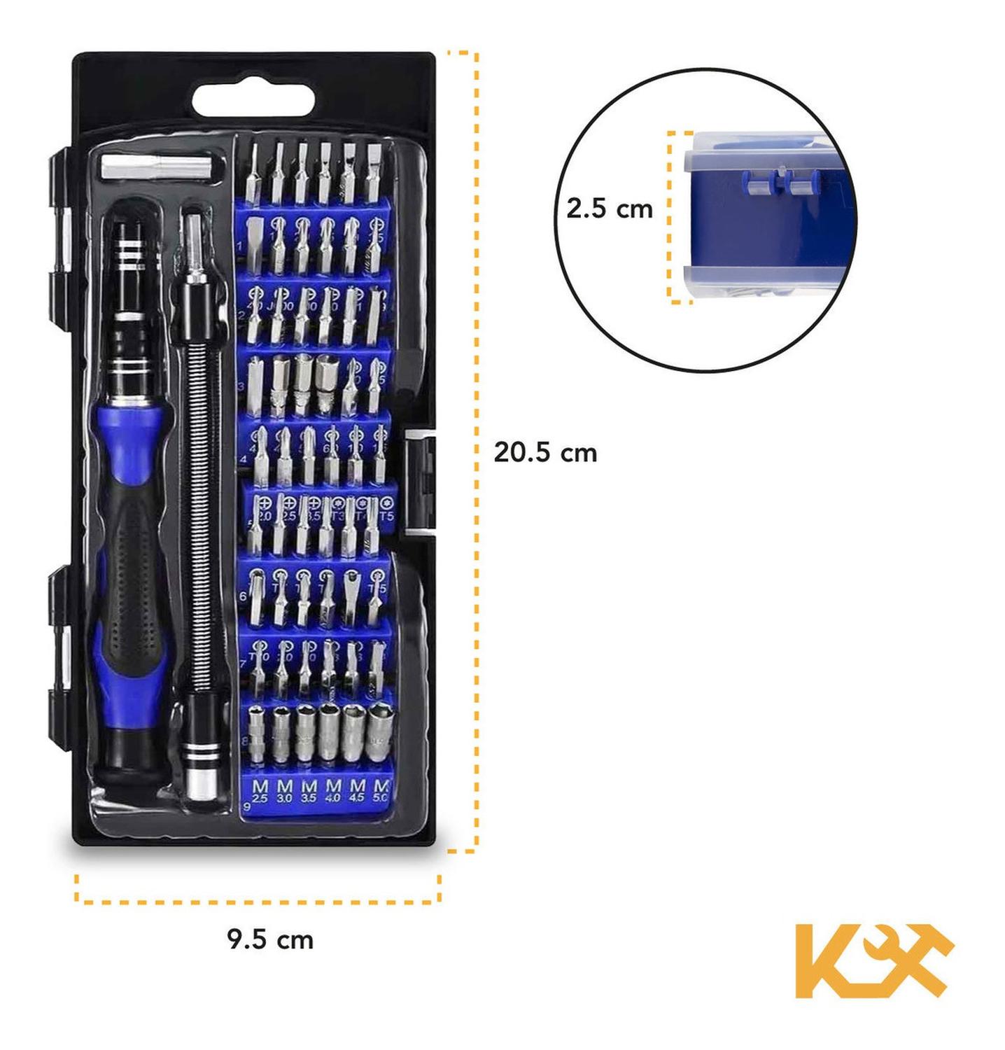 Foto 6 pulgar | Caja de Desarmadores Kingsman 63 Piezas