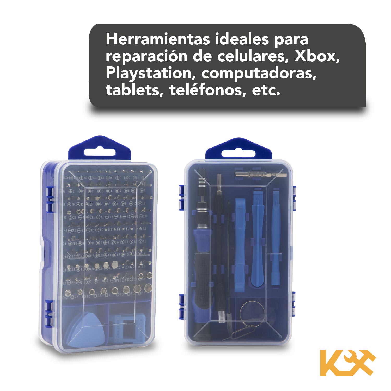 Foto 4 pulgar | Caja de Desarmadores Kingsman 117 Piezas