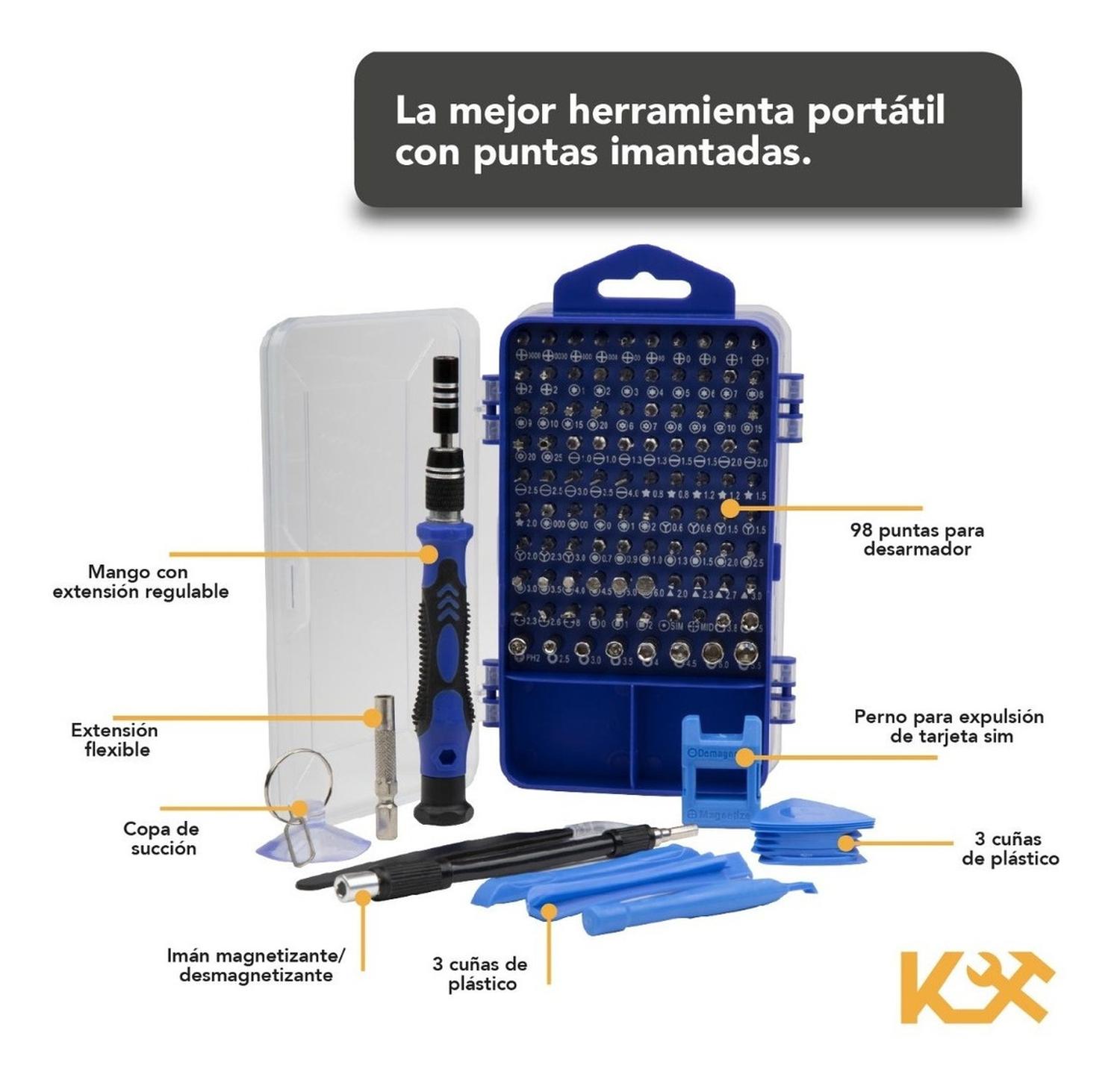 Foto 5 pulgar | Caja de Desarmadores Kingsman 117 Piezas