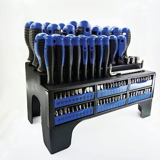 Foto 2 | Juego de 100 Desarmadores y Puntas Alcor color Azul