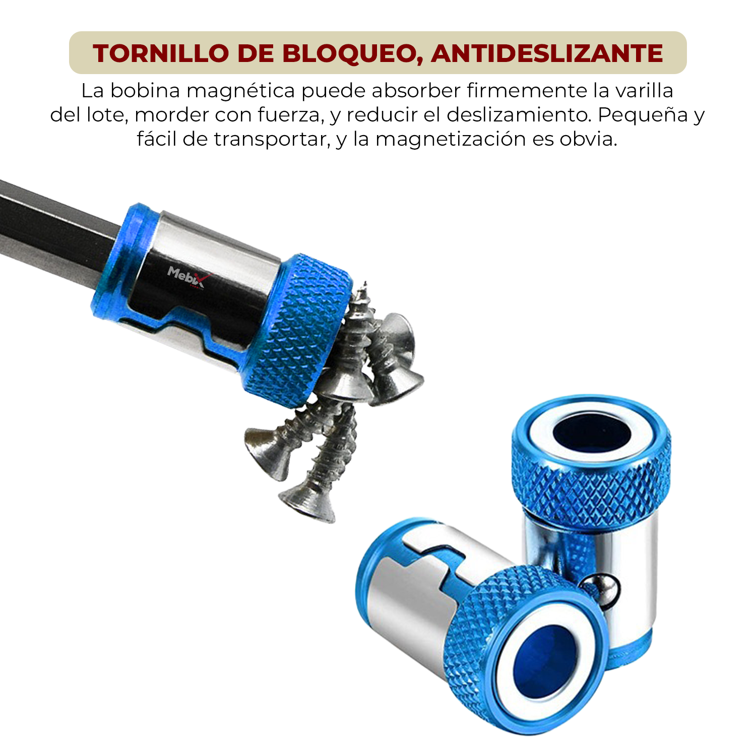Foto 5 pulgar | Destornillador Anillo Magnético Universal Anti-corrosión