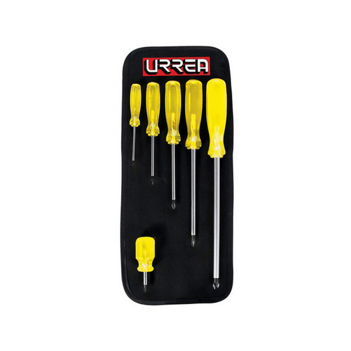 Juego de Desarmadores Phillips Urrea U1 9600A color Amarillo 6 Piezas