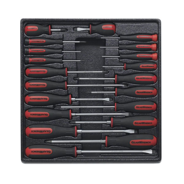 Foto 3 pulgar | Juego Desarmadores Dual Material Gearwrench 80066 20 Pz