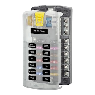 Foto 1 | Bloque De Fusibles Blue Sea Systems 5026 St Blade 12 Circuitos - Venta Internacional.