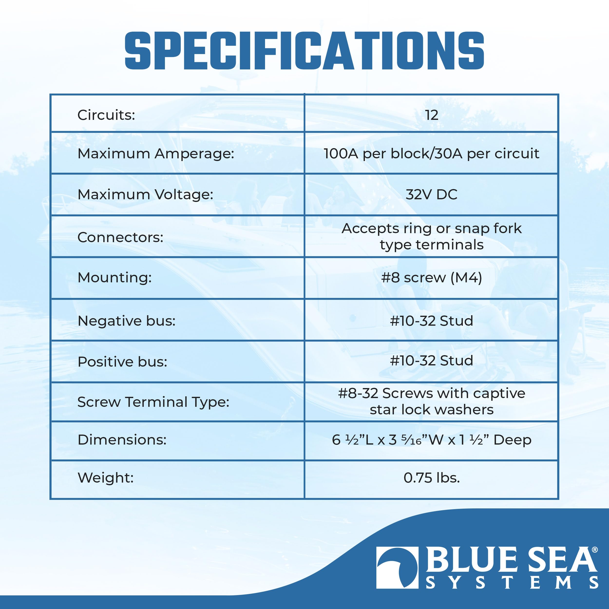 Foto 5 | Bloque De Fusibles Blue Sea Systems 5026 St Blade 12 Circuitos - Venta Internacional.