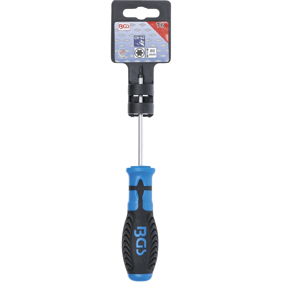 Foto 4 pulgar | Desarmador T (para Torx) T6| Largo Cuchilla 80 Mm | Bgs 4913