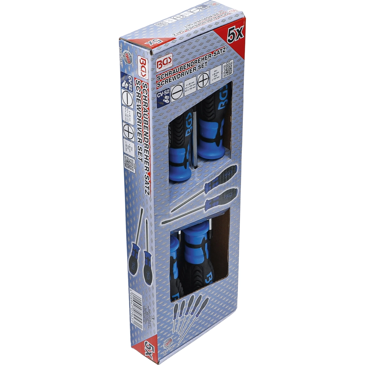 Foto 4 pulgar | Juego De Desarmadores Profesionales | 5 Pz | Bgs 7943