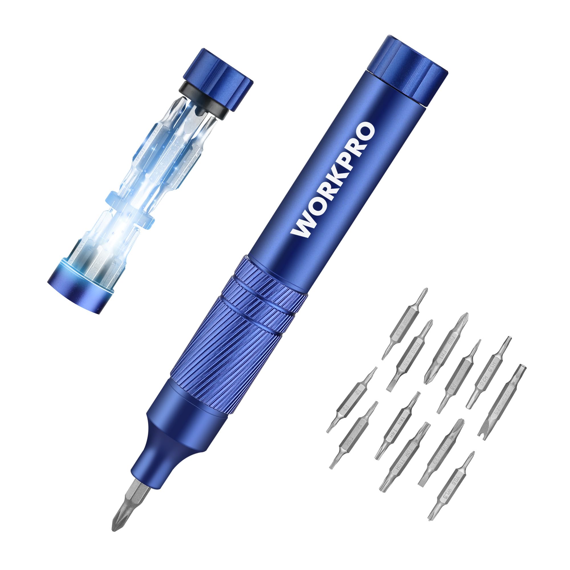 Foto 2 pulgar | Juego De Destornilladores De Precisión Workpro 24 En 1 Con Puntas De Acero S2 - Venta Internacional.
