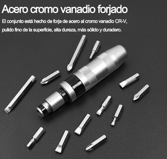 Foto 5 | Juego De Destornilladores De Impacto Xtellar Multiusos 13 Pzs
