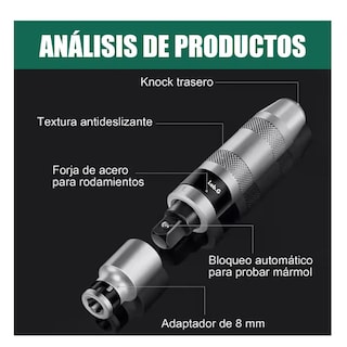 Foto 3 | Juego De Destornilladores De Impacto Lab.g 13 Piezas Multiusos Verde Plata