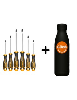 Foto 1 | Set De 6 Desarmadores Magnéticos + Termo Güish Gratis