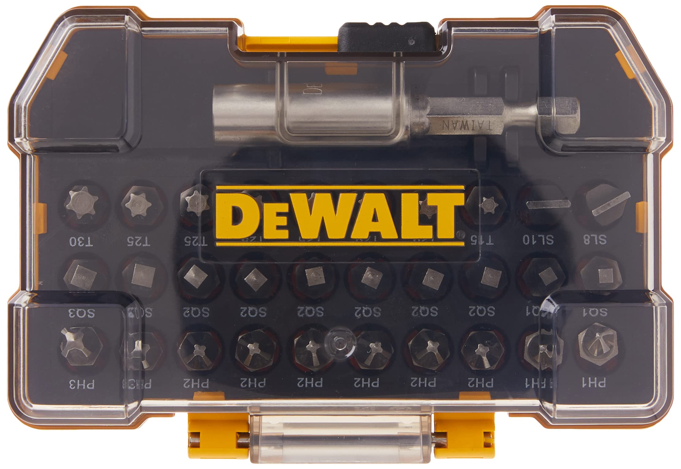 Foto 3 pulgar | Juego De Destornilladores Dewalt Dwax100, 31 Piezas Con Soporte Magnético - Venta Internacional.