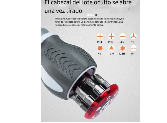Foto 4 pulgar | Xtellar Herramienta Multifuncional De Destornillador 8en1, Alta Precisión Y Durabilidad.