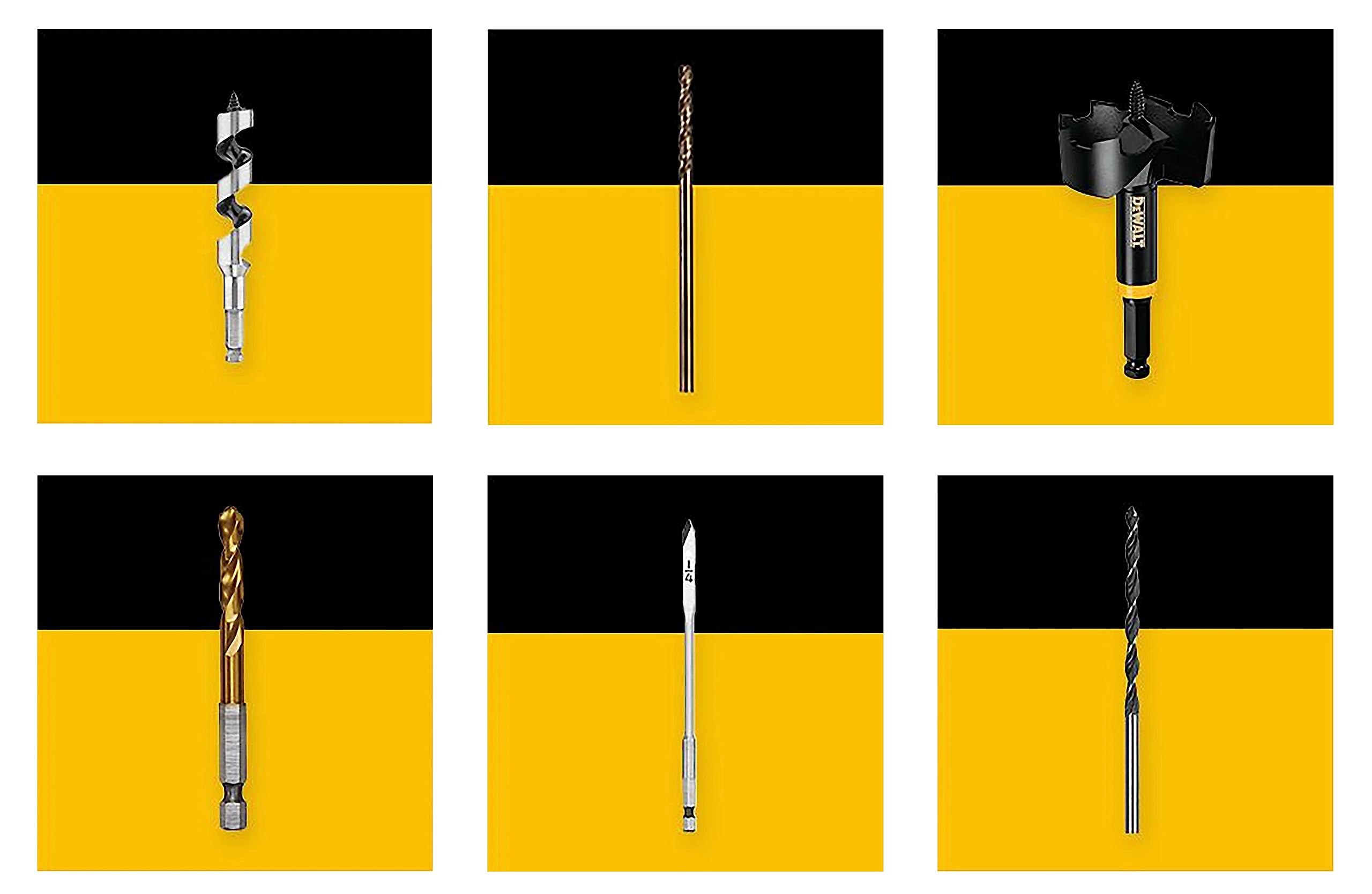 Foto 6 pulgar | Juego De Brocas Para Destornilladores Dewalt Tough Grip, 110 Unidades - Venta Internacional.