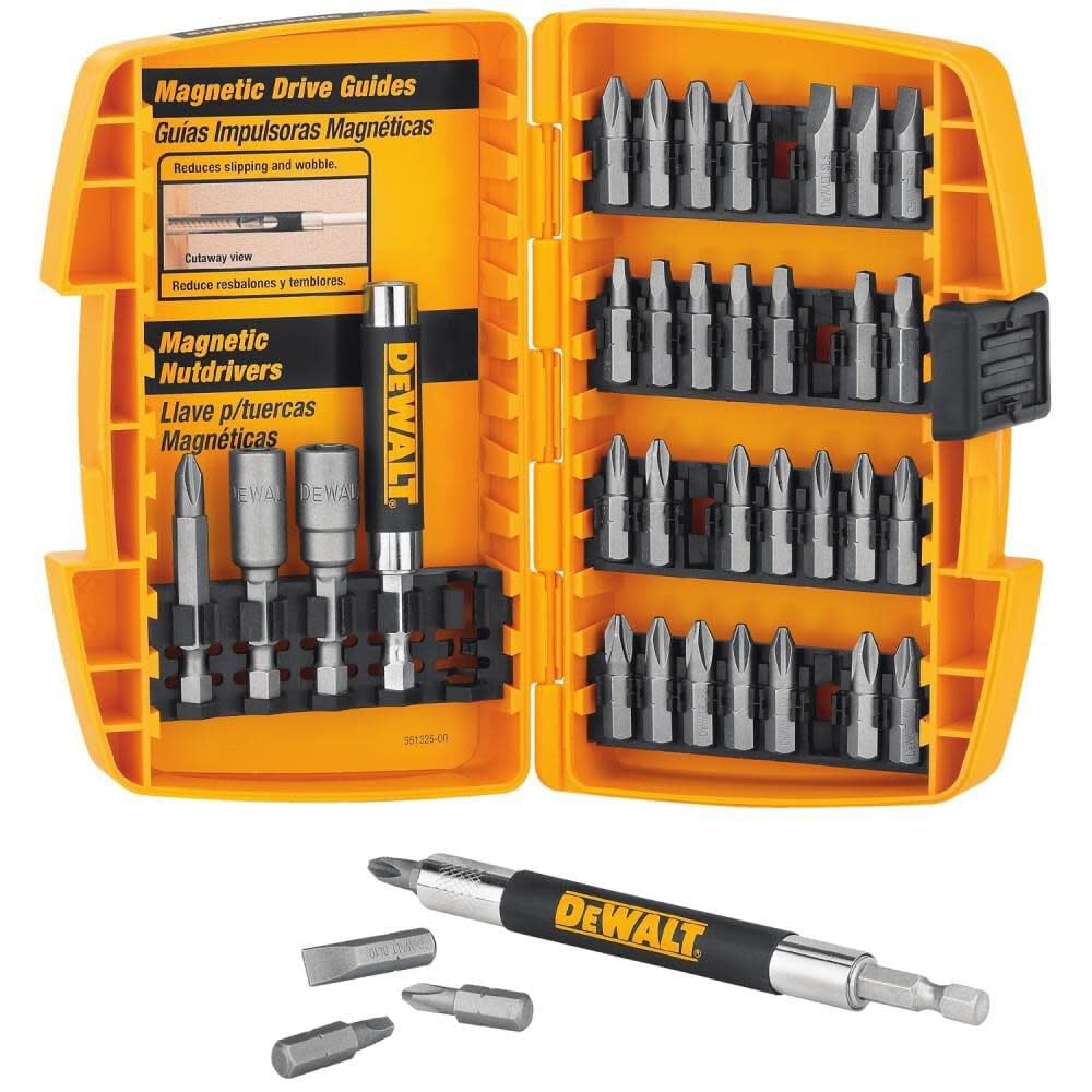 Foto 4 pulgar | Juego De Destornilladores Dewalt Dw2176 De 37 Piezas Con Puntas De Acero Endurecido - Venta Internacional.