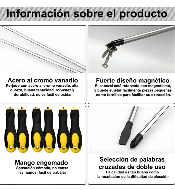 Foto 3 | Kit Profesional De Destornilladores De Precisión Xtellar Magnéticos 10 Piezas