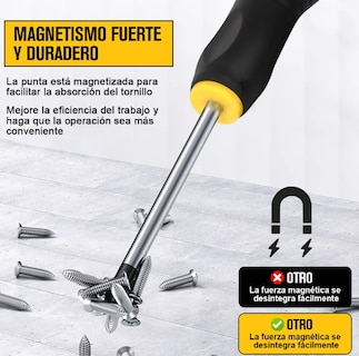 Foto 2 | Xtellar Juego De 10 Destornilladores Magnéticos De Precisión En Acero Crv