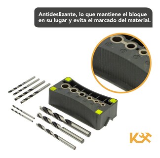 Foto 4 | Plantilla para Brocas Guia 4-12mm Ángulos para Carpintería