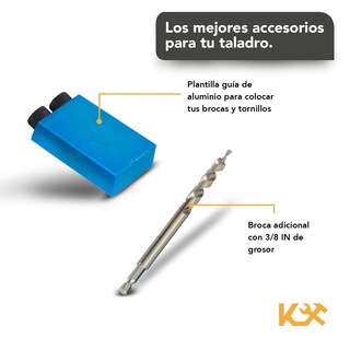Foto 3 | Kit 18 Brocas Puntas Plantilla Guía Conexión Rápida Taladro