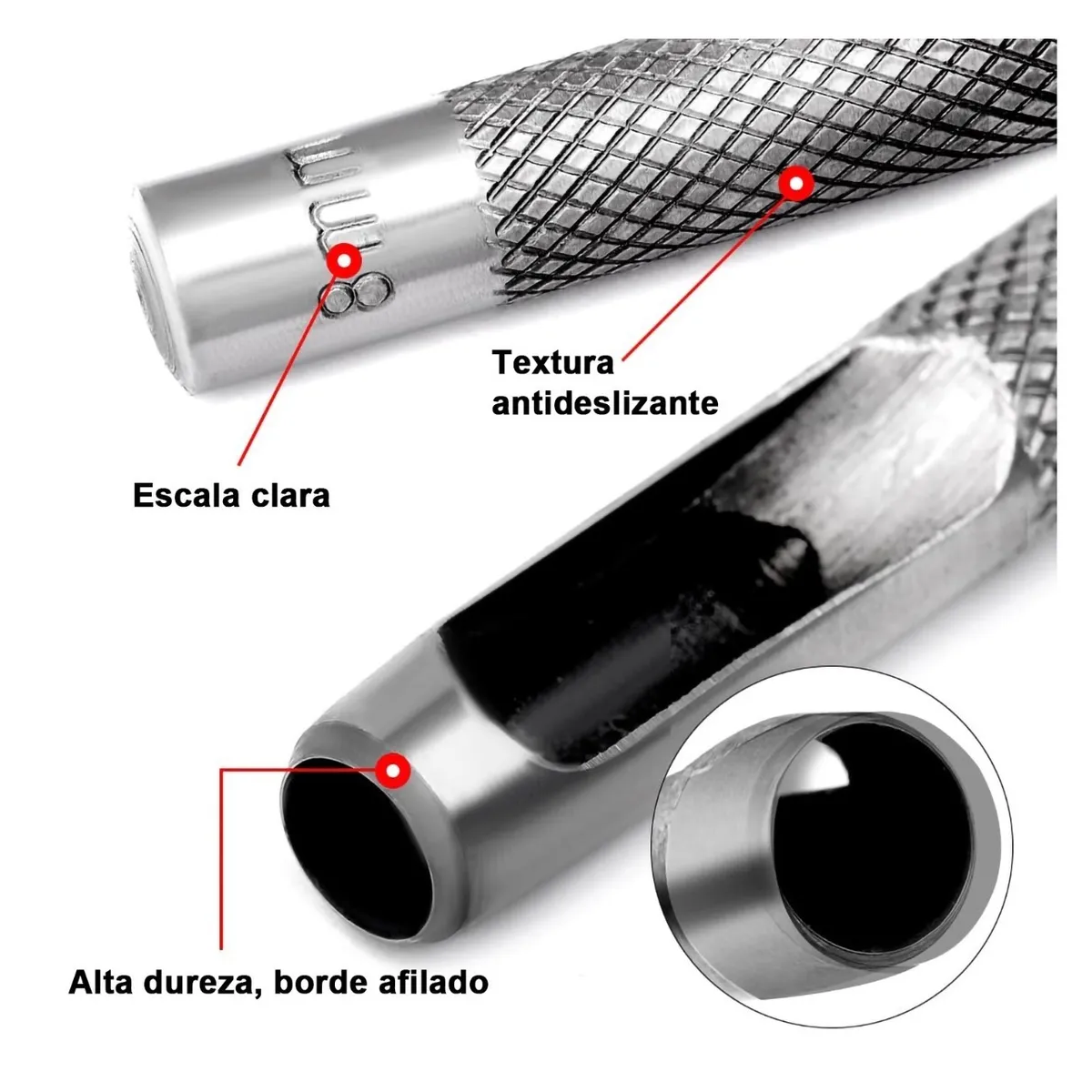 Foto 2 | Juego de Sacabocados de Golpe Eo Safe Imports Esi-3094 12 Piezas