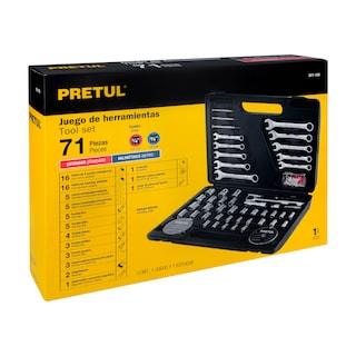 Foto 2 | Juego de Herramientas Pretul 71 Piezas