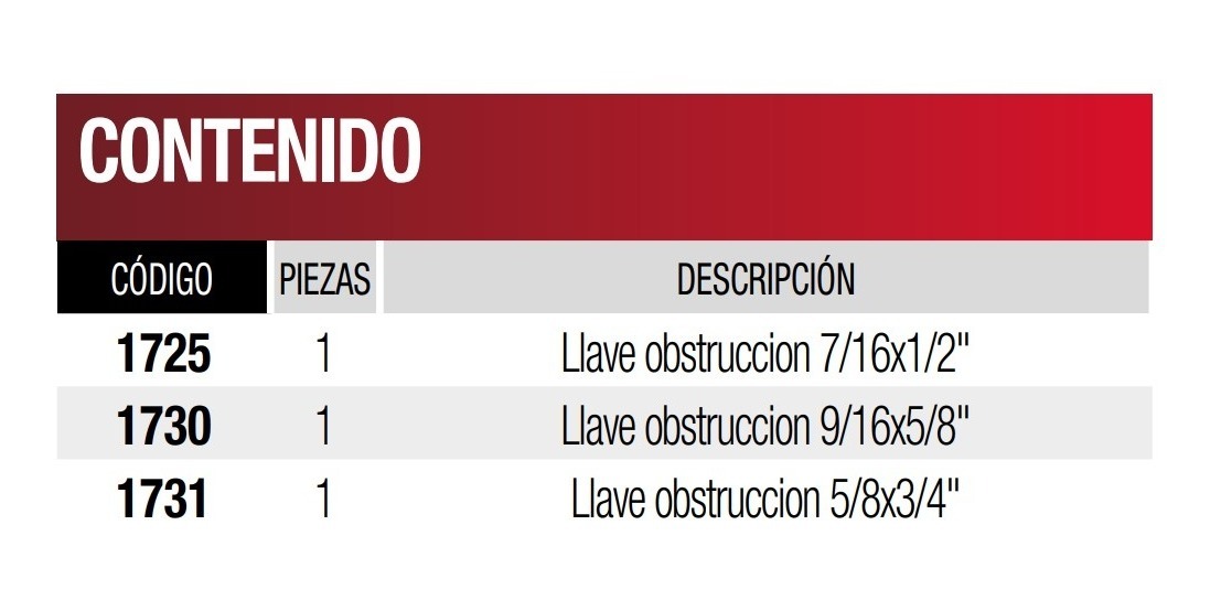 Foto 3 pulgar | Juego De 3 Llaves Obstrucción 7/16´´ A 3/4´´ Urrea 1700a