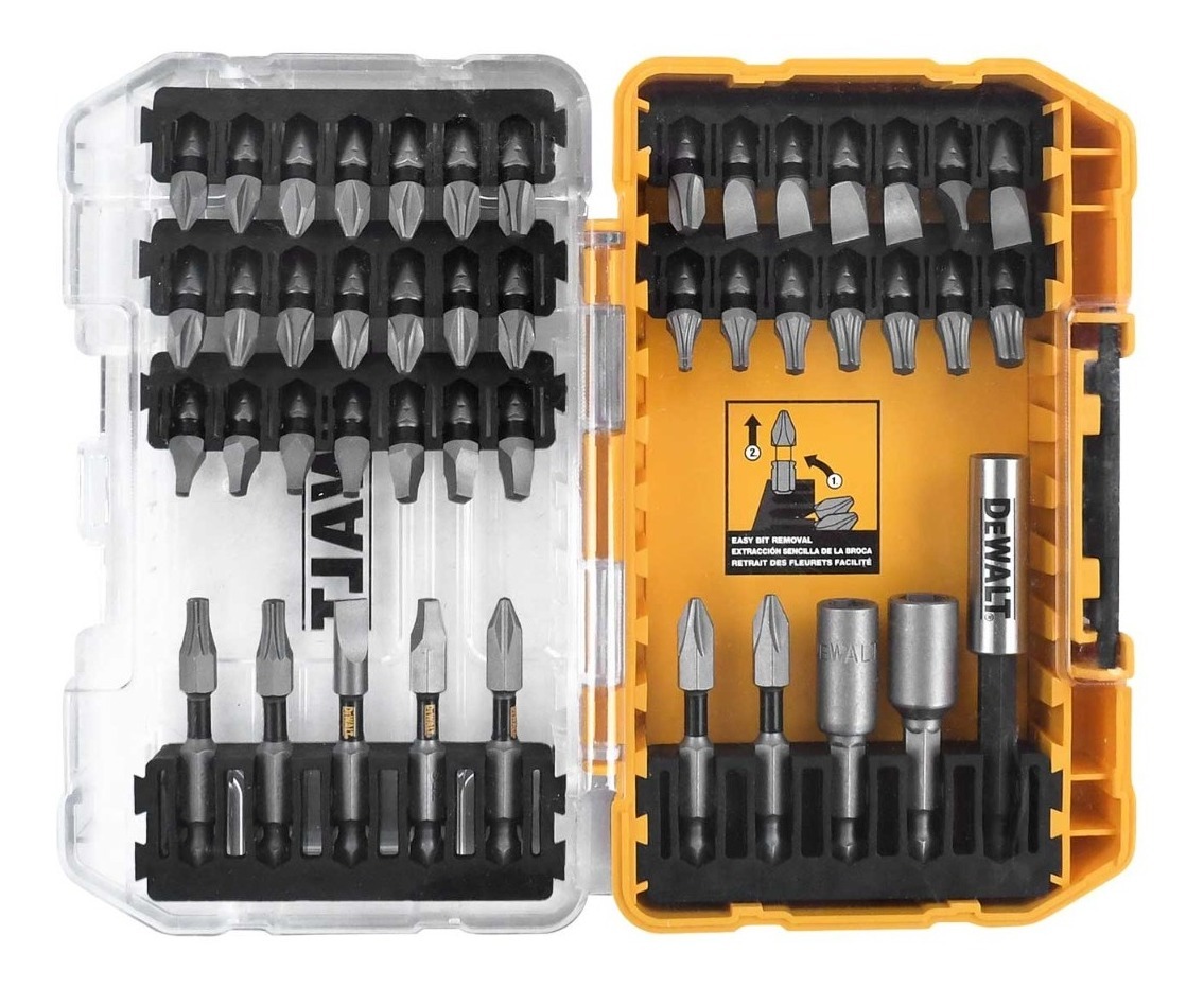 Juego De Puntas Destornillador Dewalt Dwa45set 45pzas