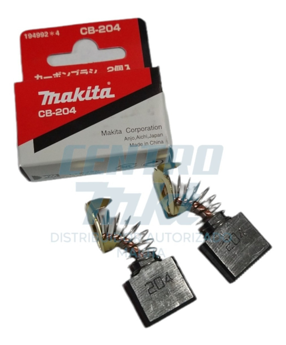 Foto 2 pulgar | Makita 194992-4 Cb-204 Juego De Carbones Originales 2 Pz