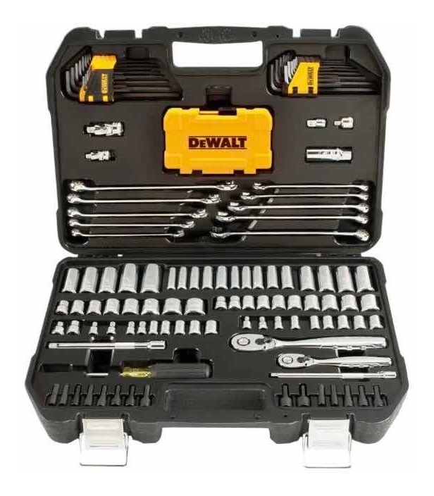 Juego De Herramientas Mecanicas Dewalt Dados Y Llaves 142 Pz