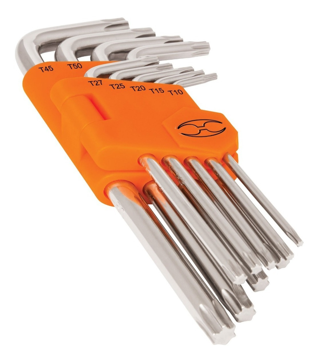 Juego De Llaves Torx 9 Piezas Largas Truper Torx-9