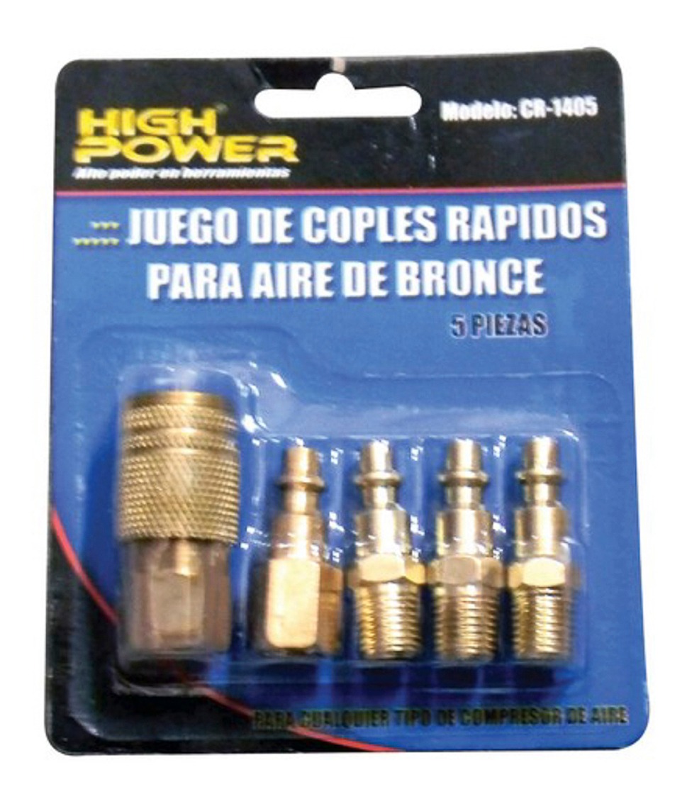 Juego De Coples Para Manguera De Aire High Power Hig Cr-1405