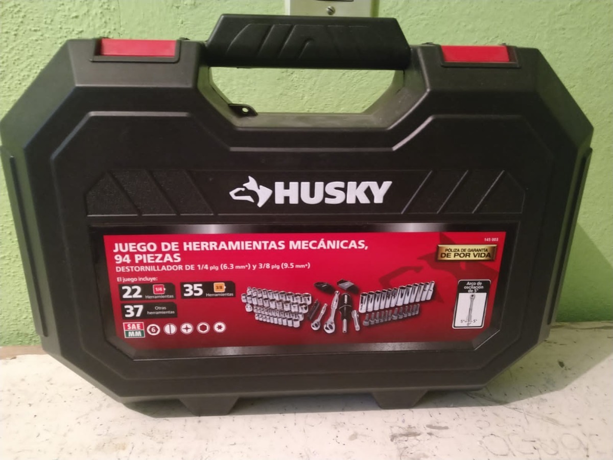 Foto 3 pulgar | Juego De Herramientas Mecánicas Husky (94 Piezas)