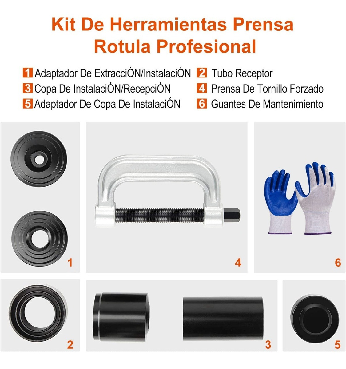 Foto 3 pulgar | Kit Prensa Instalador Montar Y Desmontar Rótulas 2wd/4wd