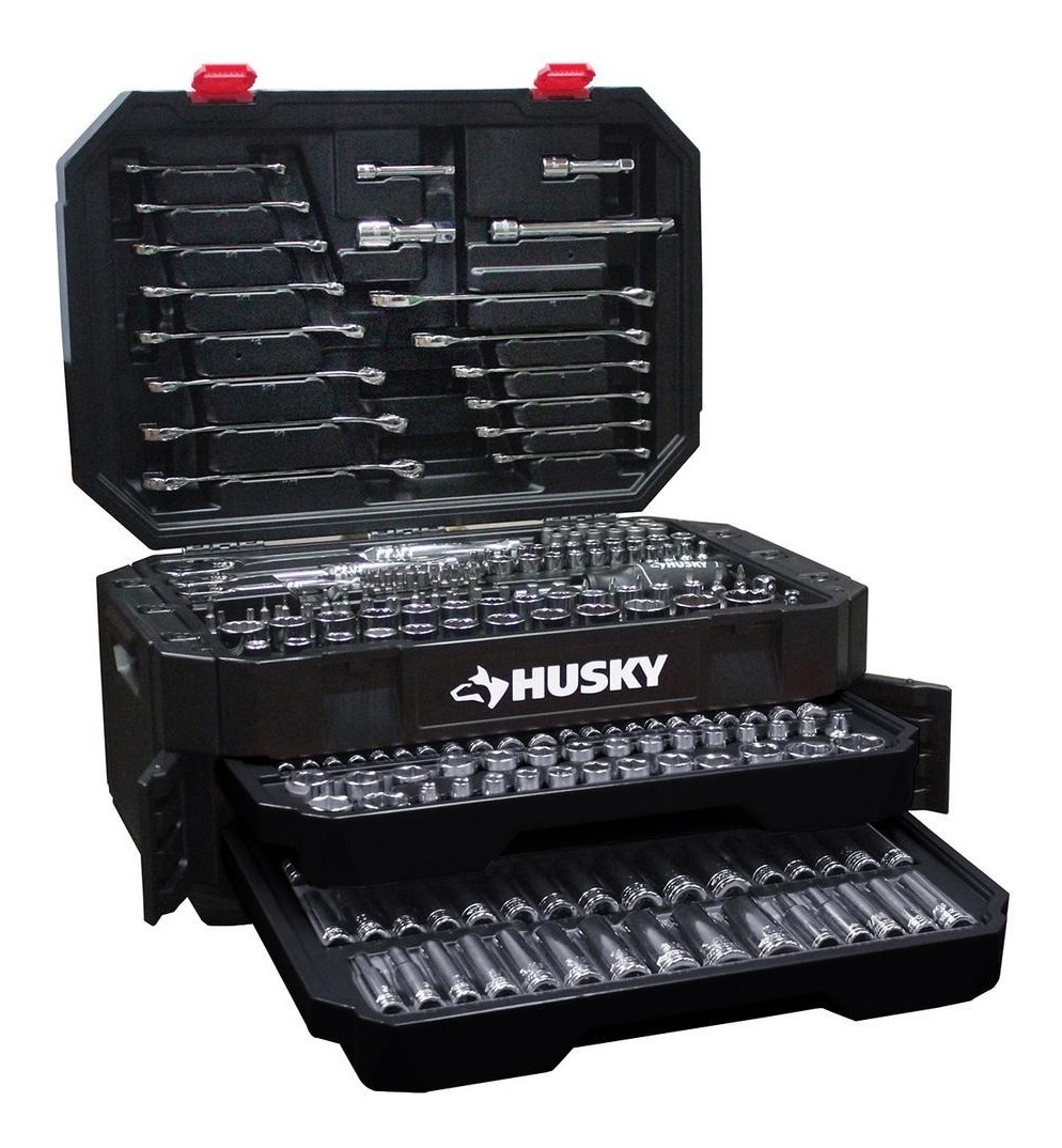 Juego De Herramientas Mecanicas 290 Piezas Husky Tool Set