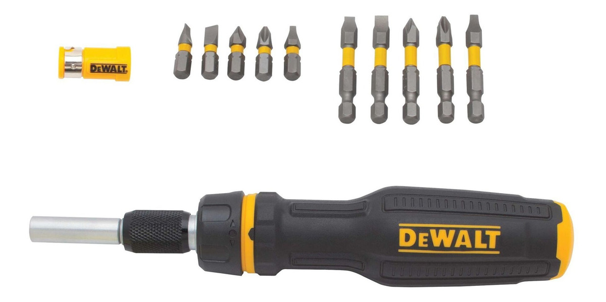 Foto 2 pulgar | Juego De Desarmador Tipo Matraca 10 Puntas Max Fit Dewalt