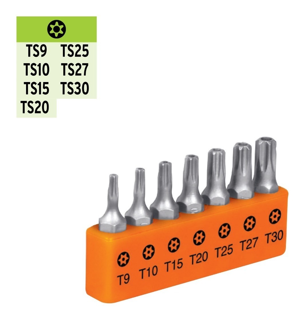 Foto 2 | Juego Puntas 1'' Torx 7 Pz C/seguro, Truper 17797