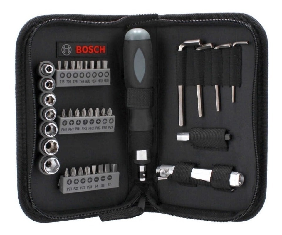 Juego De Puntas Bosch Dados Estuche Y Linterna 017511