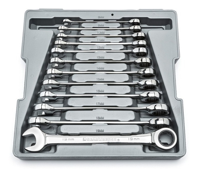 Juego De Llaves Combinadas Con Matraca 9412 Gearwrench