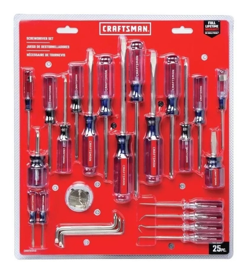 Craftsman Juego De Desarmadores,  25 Piezas