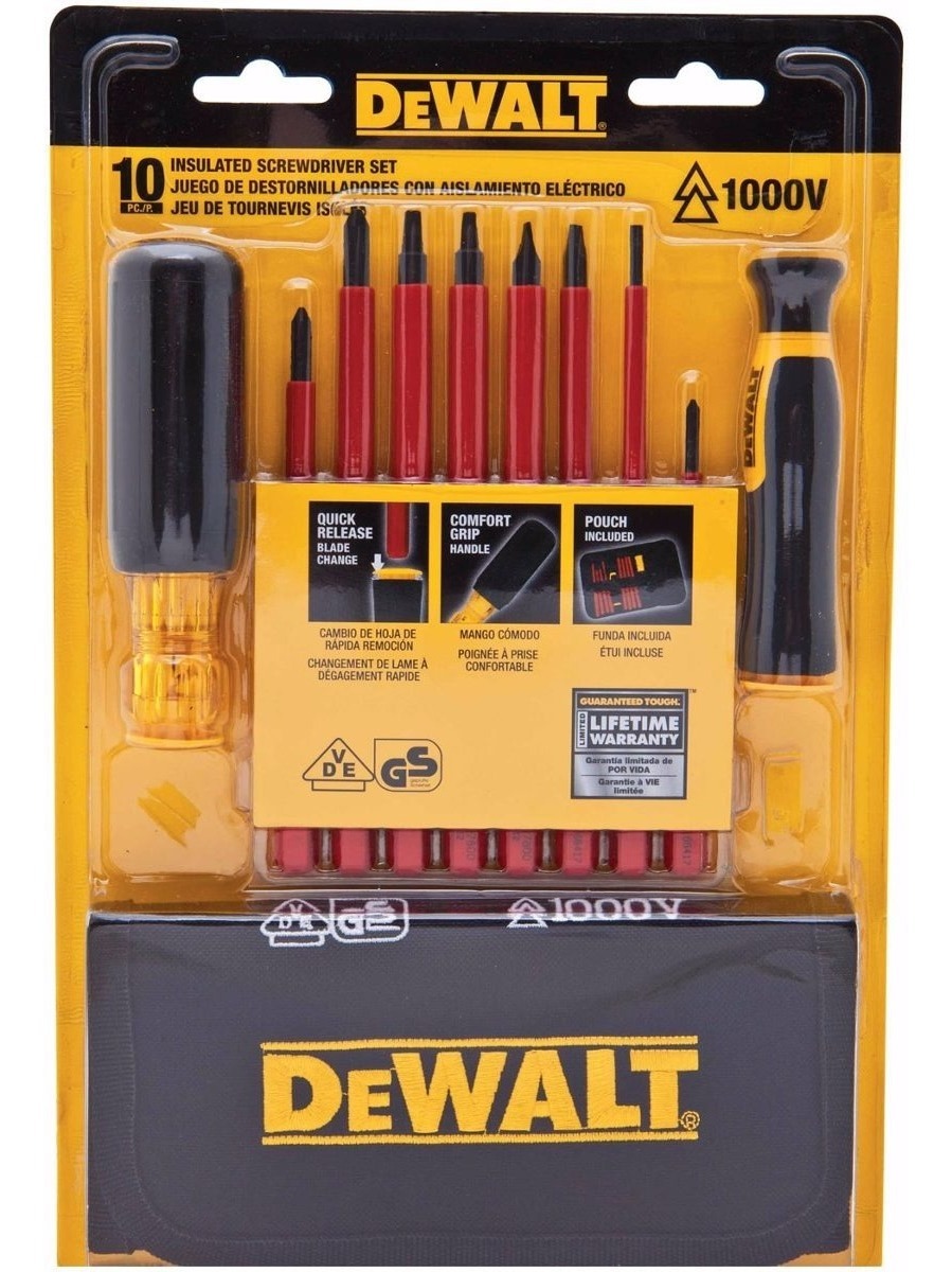 Dewalt Dwht66417 Juego De 8 Destornilladores Puntas Interca