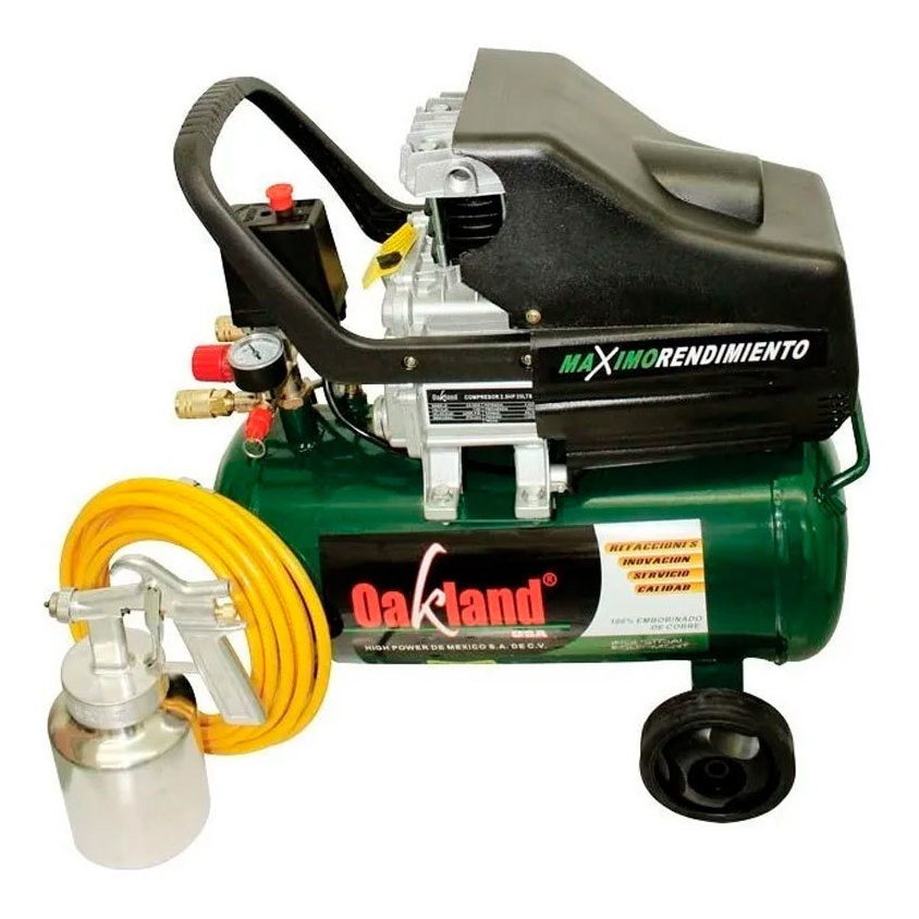 Foto 1 | Jgo Compresora Aire 25l Pistola Com25 Highpower Tools Depot