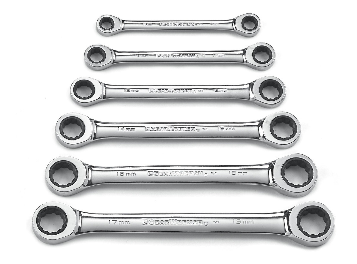 Gearwrench 6 Pc. 12 Pt. Juego De Llaves De Trinquete De Dobl