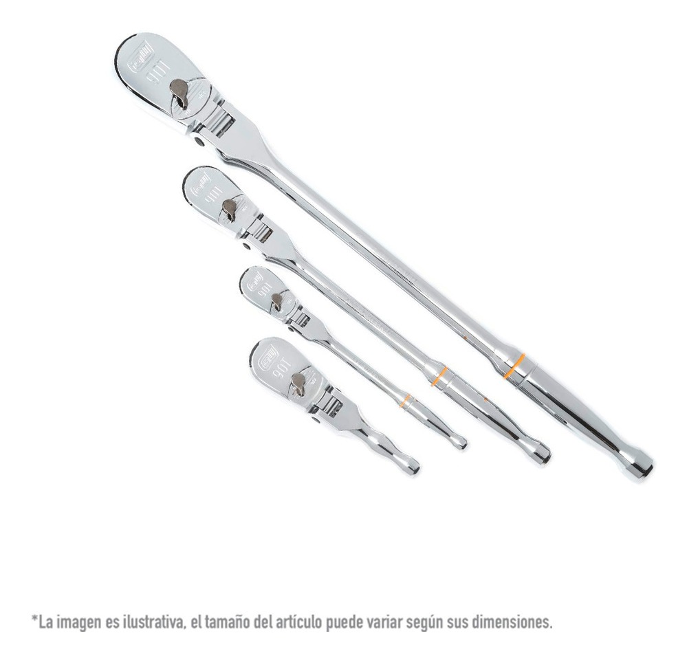 Foto 2 pulgar | Juego Matracas Flexibles 90 Dientes 4 Pz. 81230t Gearwrench