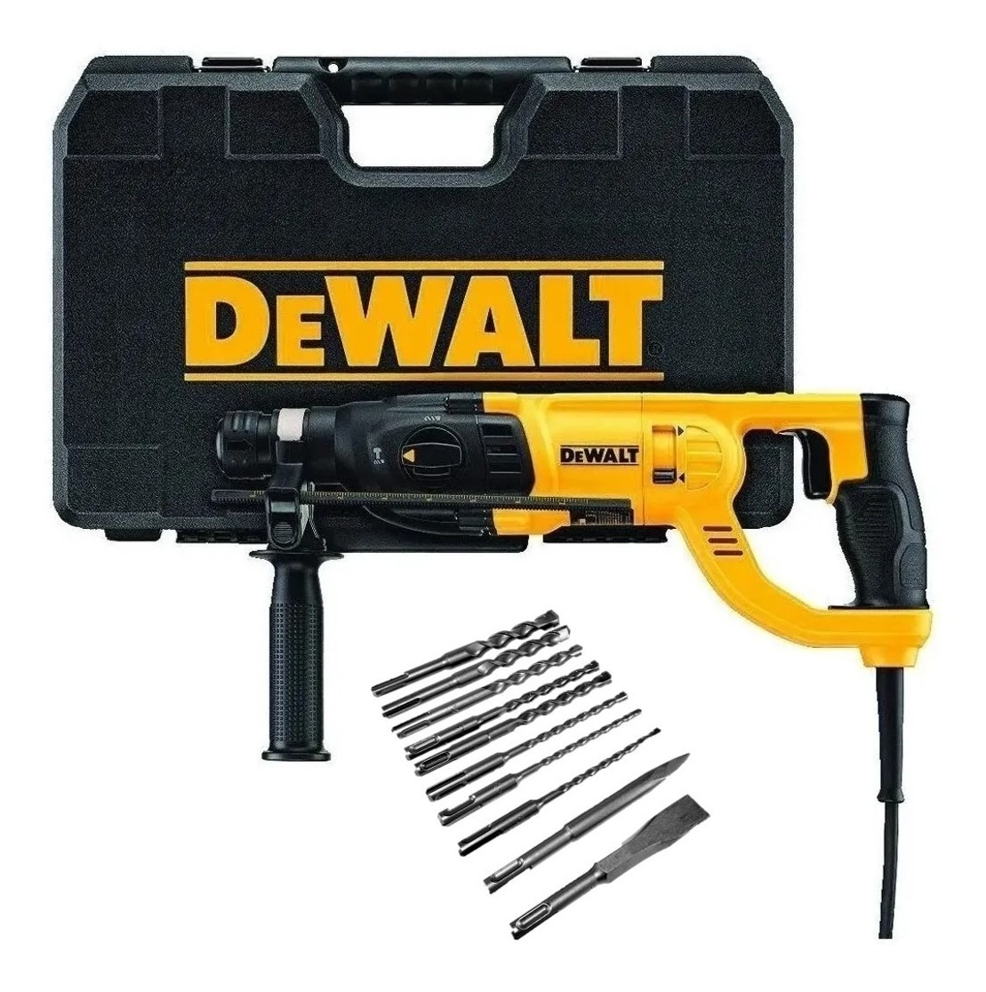 Foto 1 | Rotomartillo Sds Plus Dewalt D25260k + Jgo 10 Brocas Makita