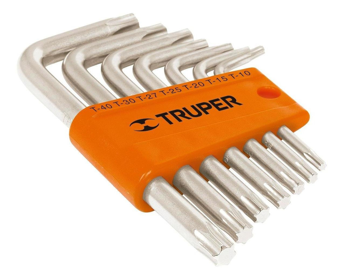 Juego De Llaves Torx 7 Piezas Con Organizador Truper