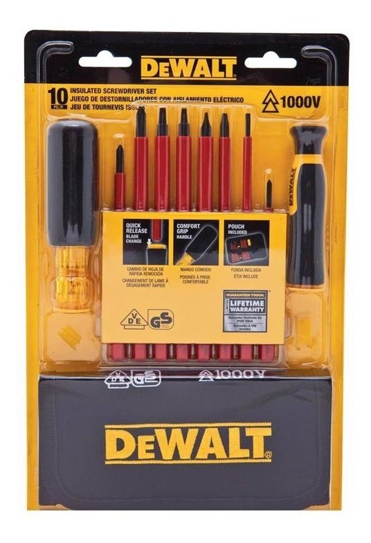 Dwht66417 Juego De 8 Destornilladores Puntas Interca Dewalt