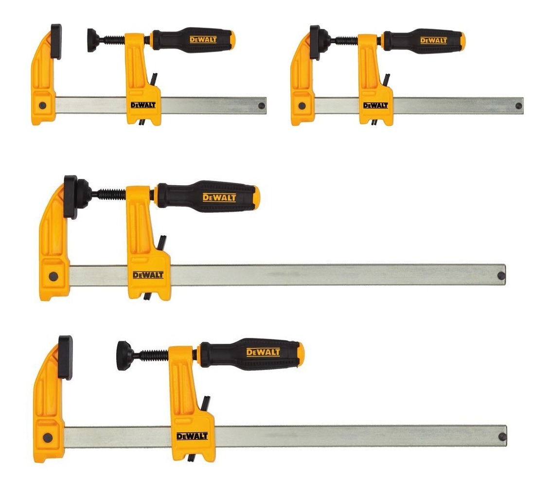 Juego De 4 Sargentos Prensas Tipo F Dewalt 6in 12in Madera