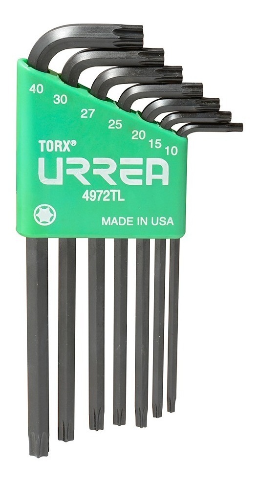 Juego 7 Llaves Largas Tipo L Torx Urrea 4972tl